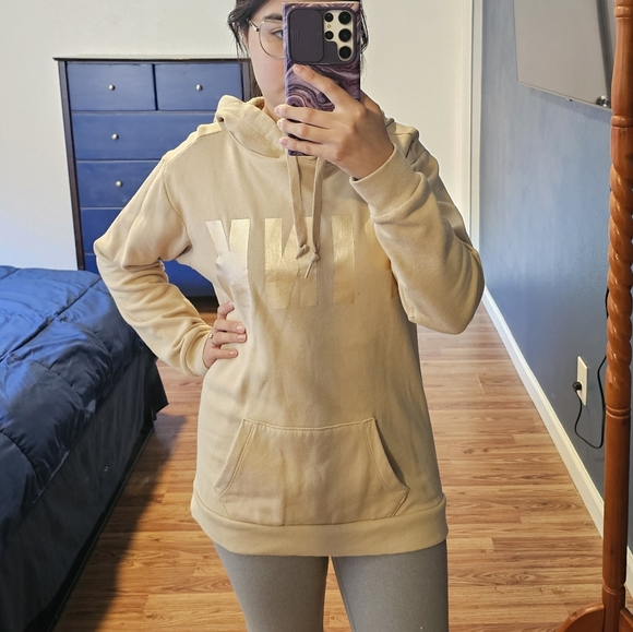 LAST CHANCE! PINK VS Beige Hoodie Size XS - Picture 7 of 7